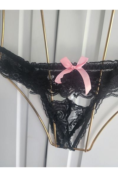 G&H UNDERWEAR String Thong Panties with Pearls