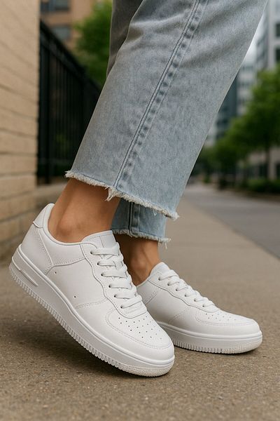Afşin White Air Sneaker - Pantofi sport casual confort pentru femei și bărbați
