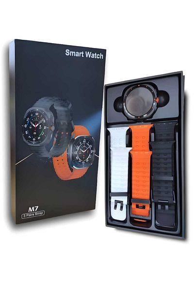 Generic Ultra Smart Watch For Samsung, Android and IOS with 3 Straps Water Proof GPS, Heart Rate, Calling