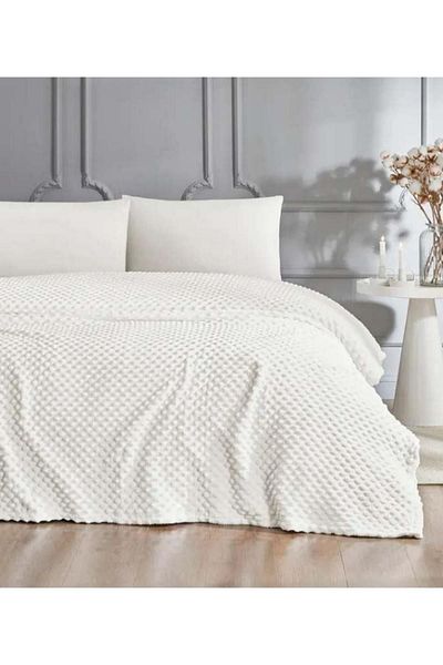 Özdilek Bud Bone White Single Blanket