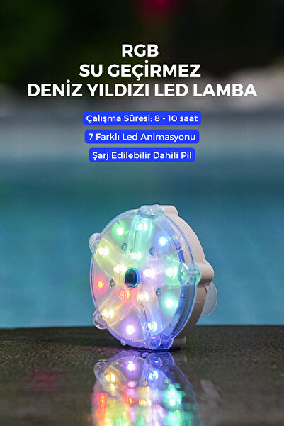 Aquativ Deniz Yıldızı RGB Led Lamba
