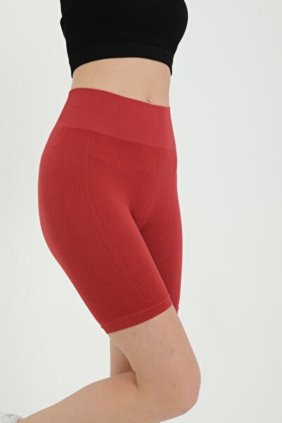 FOREVER MORE Seamless Ribbed Biker Tights