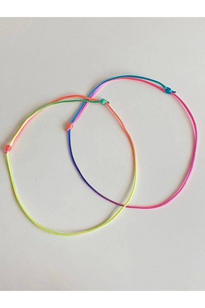 Mia Aksesuar 2-Piece Colorful Rope Anklet |   Colorful Anklet |