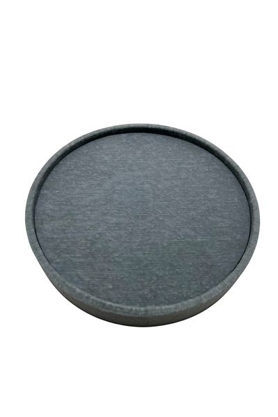MeGass Dekor Cylinder Model Suede Fabric 20/20 cm Westerned Earring-Piercing Table