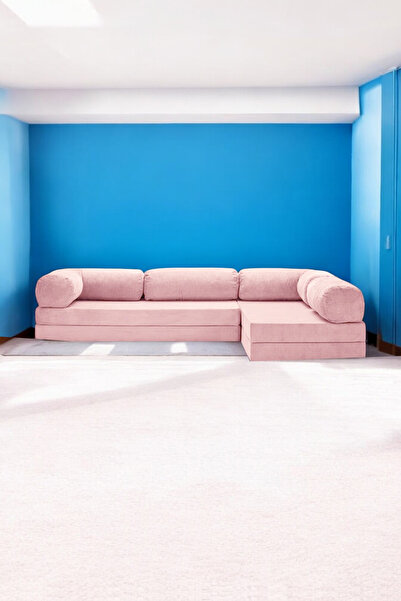 MiniWood Köşe Koltuk Takımı Lego Koltuk Sünger Yataklı Kanepe Tv Koltuğu