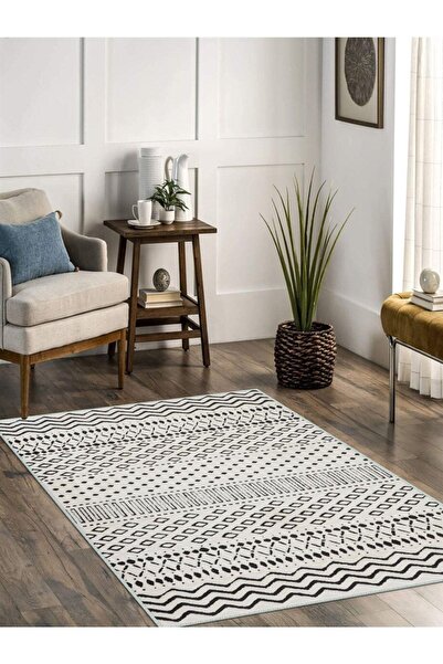 Serteks Modern Desenli Halı EKO Salon Halısı oturma Odası Halısı yolluk Mutfa...