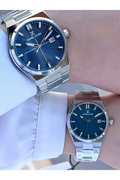 Daniel Klein 3 Atm Water Resistant Couple Watch Special for Men and Steel Cord Couples
