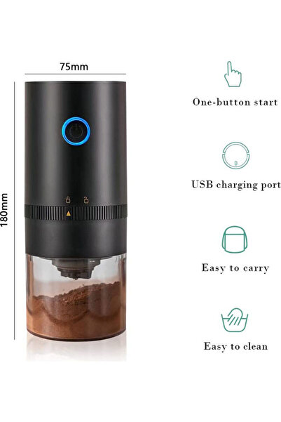 Generic Electric Coffee Grinder 13 W Grinder2202194 Black