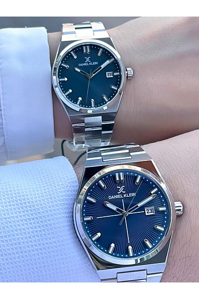Daniel Klein 3 Atm Water Resistant Couple Watch Special for Men and Steel Cord Couples