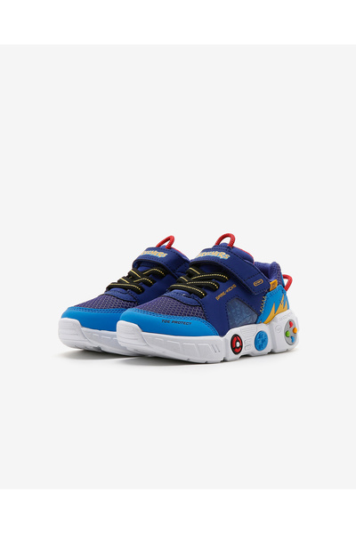SKECHERS Gametronix Küçük Erkek Çocuk Mavi Spor Ayakkabı 402262N Rymt