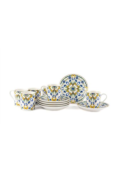 Mikasa Moor Provence Set of 6 Coffee Cups 100Cc