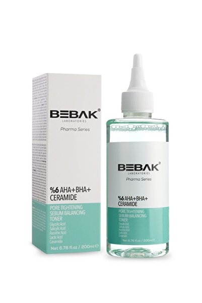 Bebak Pharma Gözenek Sıkılaştırıcı Ve Siyah Noktalara Etkili Tonik 200ml (GLYCOLİC ACİD 5% AHA)