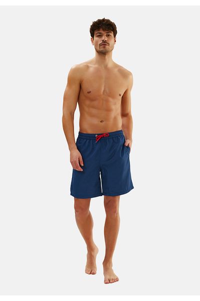 Eros Μπλε Navy 2933eses Micro Medium Flat σορτς
