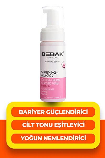 Bebak Pharma Hassas Siyah Nokta Engelleyici, Gözenek Sıkılaştırıcı Yüz Temizleme Köpüğü 160ml