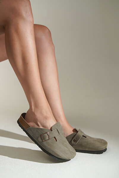 HVZ Exclusive Mink Closed Front Eva Sole Buckle Daily Slippers Sumpa Sabo Cork Sole Comfortable Ergonomic Slippers