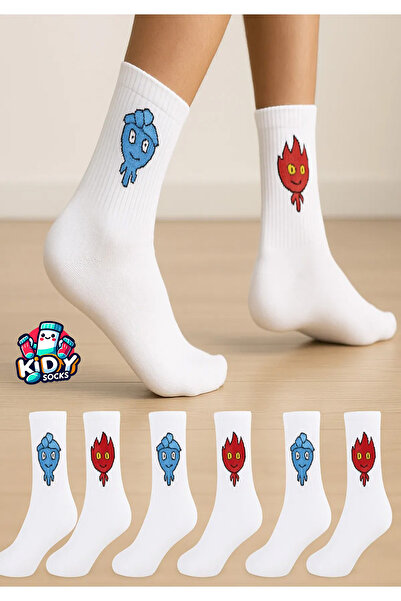 kidy Set de 2 perechi de șosete College Character