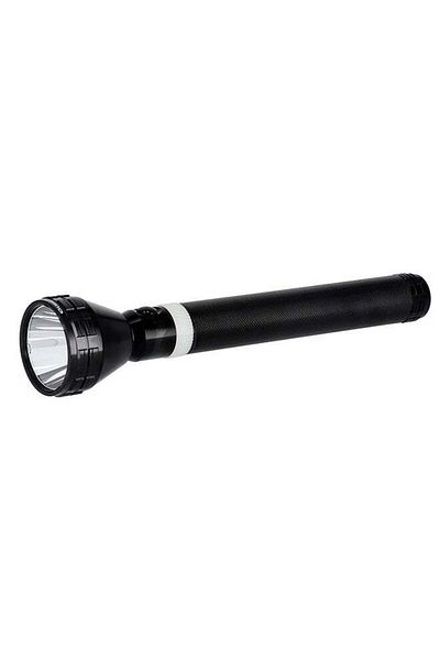 Olsenmark Rechargeable Led Flashlight – 2800m Range 1000x Use Outdoor Indoor Night Glow Torch