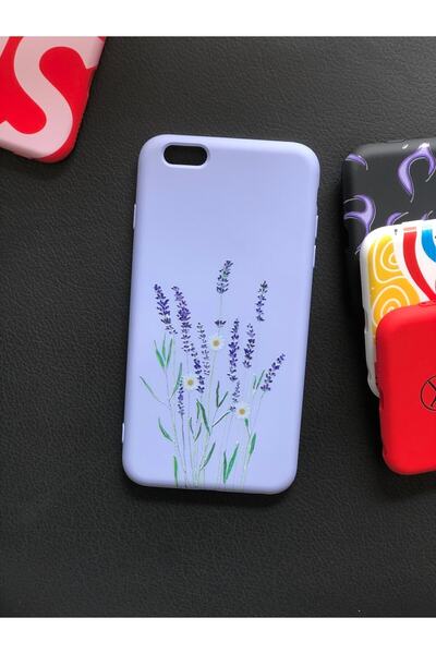 izzytech حافظة إطلاق بنمط الزهور متوافقة مع هاتف Iphone 6 Plus أو 6s Plus