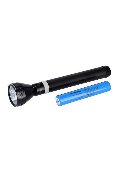 Olsenmark Rechargeable Led Flashlight – 2800m Range 1000x Use Outdoor Indoor Night Glow Torch