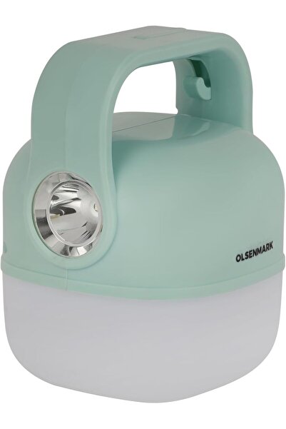 Olsenmark Rechargeable Led Lantern Blue White – 15hr Runtime 1w 30 Smd Leds Search Light For Home Outdoor