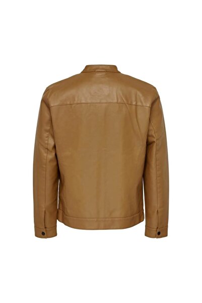 Only & Sons 22012339 Onsmike Pu Racer Jacket - Otw Vd Model