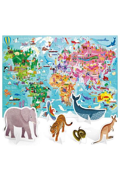 CARIOCA أحجية الصور المقطوعة العملاقة 26258 - جولة Headu World