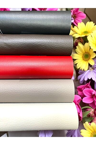 Varan Tekstil 100 x 140 cm siyah renk yapışkanlı süet kumaş