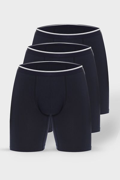 Donkshot Σετ 3 Long Leg Lycra Ανδρικό Boxer 1004 - Sportsman Boxer