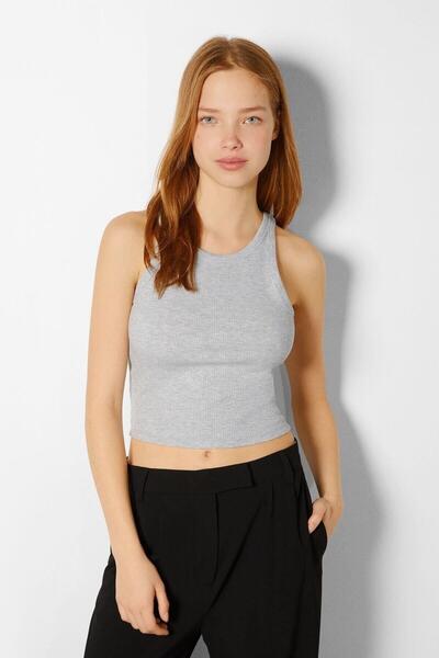 Tight Lady Fitilli Kolsuz majica