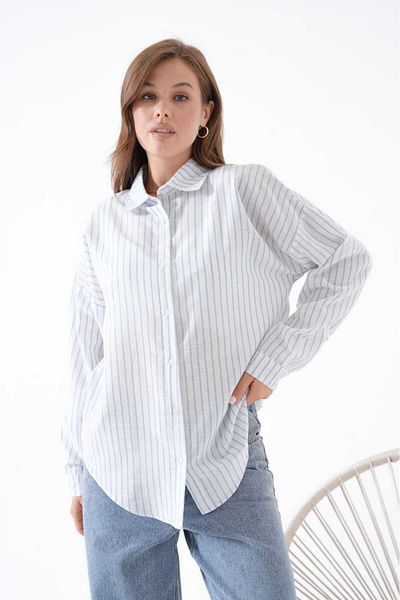 BALAV Striped Linen Shirt