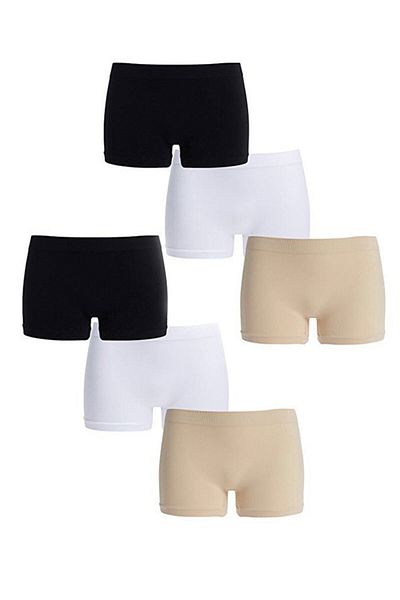 FOREVER MORE Γυναικείο Basic Boxer χωρίς ραφές 6 συσκευασιών
