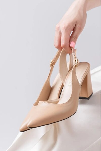 Chic Via Via Nut Skin Women's Heeled Shoes