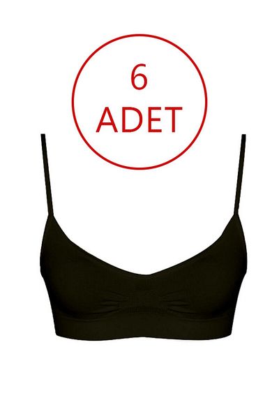FOREVER MORE 6-Piece Women's Thin Strap Seamless Stretchy Bustier