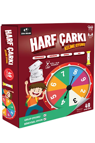 ZEKA DOLABI Harf Çarkı / Harf - Kelime - Kelime Üretme - Kelime Oyunu