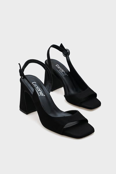 Capone Outfitters Sandale de damă Clara Blunt Toe cu toc mediu