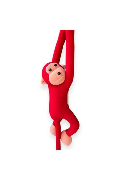 UgurToyss Red Plush Toy Monkey, Cute, Gift Monkey Toy 70 cm