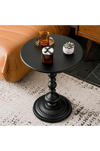 Generic Luxury Side Table for Sofa and Living Room, Antique Iron Bedside Table for Balcony