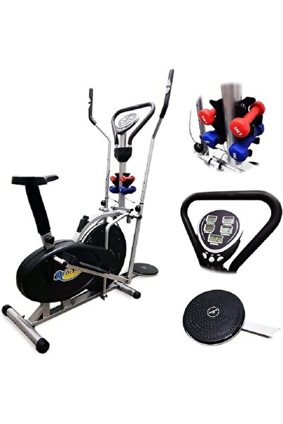 BUNCA دراجة تمارين اوربتراك 3 في 1 مع تويستر لتمارين الخصر مع دمبل لتمارين ال...