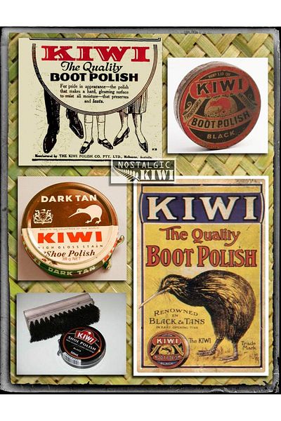Kiwi Shoe Polish Brown, 50ml