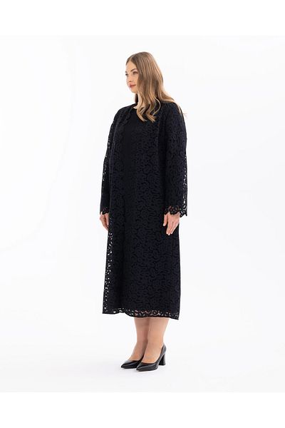 SEÇİL Large Size New Selçil Lace Cap - Below the knee 14242105201002
