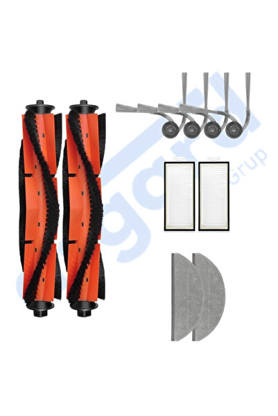 Asgard Grup Compatibil cu ROBOROCK S8 PRO/S8 PRO+ 2 perii principale 4 perii ...