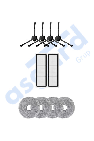 Asgard Grup DREAME X20 MAX-X20 PRO COMPATIBIL 4 perii laterale 2 filtre 4 mopuri