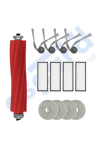 Asgard Grup Roborock Q Revo L Compatible 1 Main Brush 4 Side Brushes 4 Filters 4 Mops