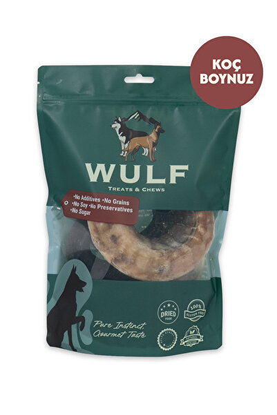 WULF Koç Boynuz %100 Doğal Çiğneme Ödülü 2 Adet