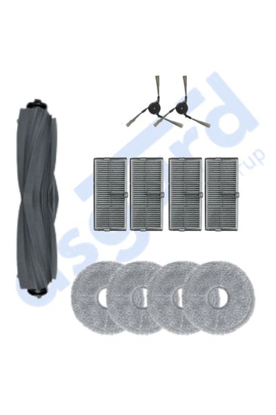 Asgard Grup Dreame X40 Master-X40 Ultra-L40 Ultra Compatible 1 Main Brush 2 Side Brushes 4 Filters 4 Mops