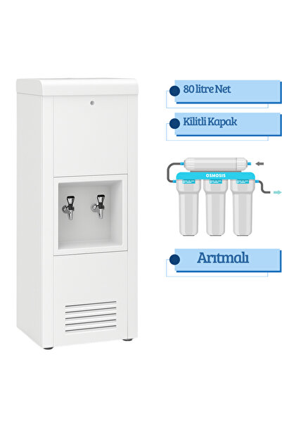 Marketcooler 95 Litre Sanayi Tipi Arıtmalı Su Sebili (Beyaz)