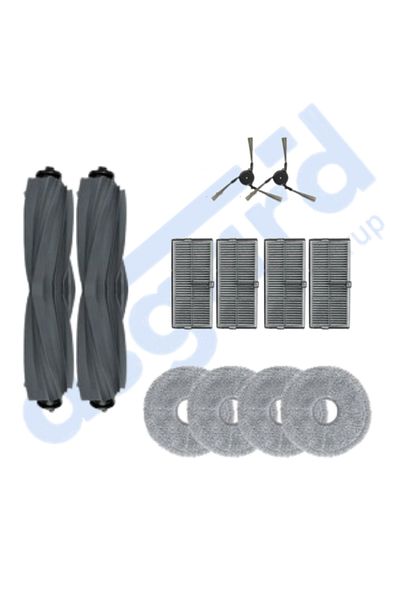 Asgard Grup Dreame X40 Master-X40 Ultra-L40 Ultra Compatible 2 Main Brushes 2 Side Brushes 4 Filters 4 Mops