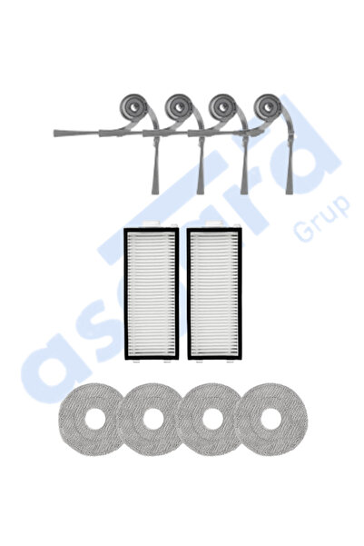 Asgard Grup Roborock Saros Z70 compatibil cu 4 perii laterale 2 filtre 4 mopuri