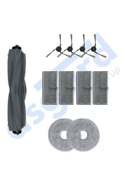 Asgard Grup Dreame X40 Master-X40 Ultra-L40 Ultra Compatible 1 Main Brush 4 Side Brushes 2 Filters 2 Mops