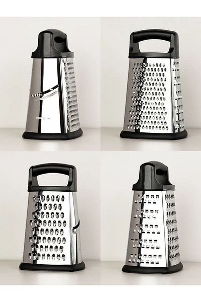 Transformacion Ergonomic Hand Grater - P.Steel, De La Rua Design,720440